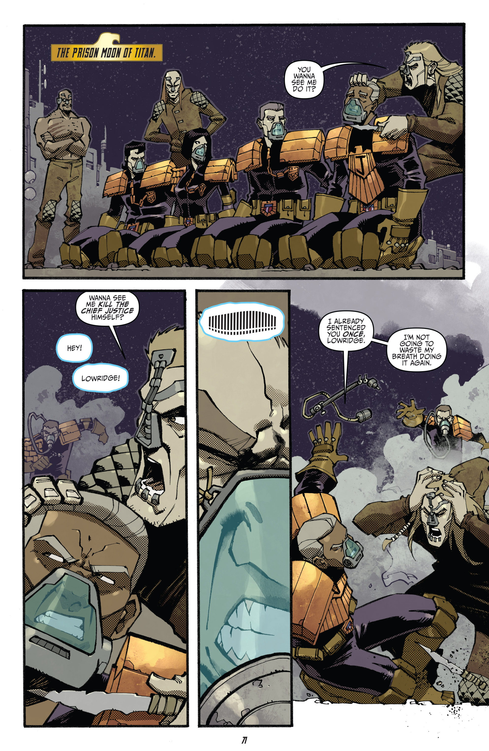 Read online Judge Dredd (2012) comic -  Issue # _TPB 6 - 71