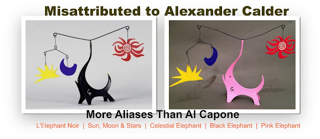 2 Sculptures Misattributed to Alexander Calder sold over 75 times at auction