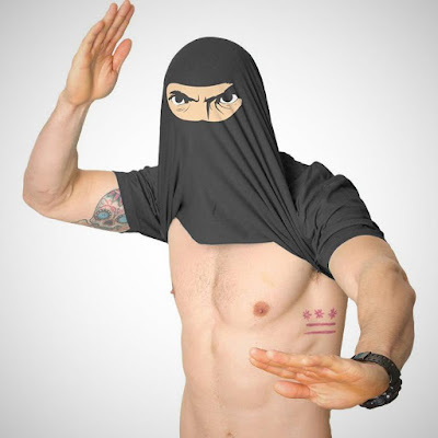 Must Have Ninja Themed Products Ninja Flip T-Shirt