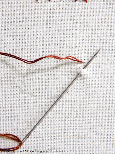 Herringbone stitch tutorial