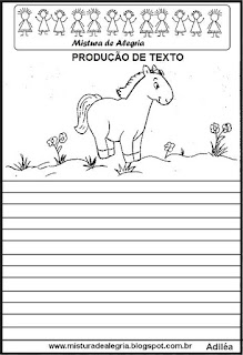Produção de texto o cavalinho branco Produção de texto o cavalinho branco