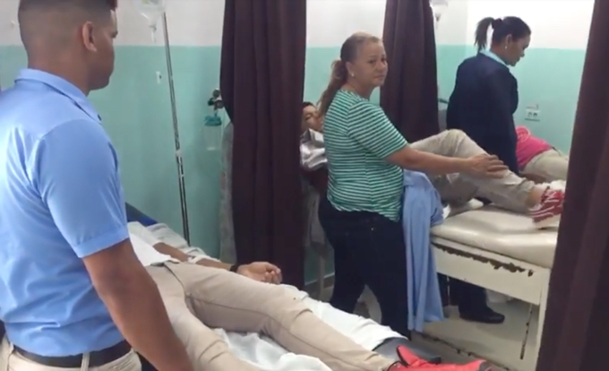 Video: Varios estudiantes se intoxican en SFM Video: Varios estudiantes se intoxican en SFM