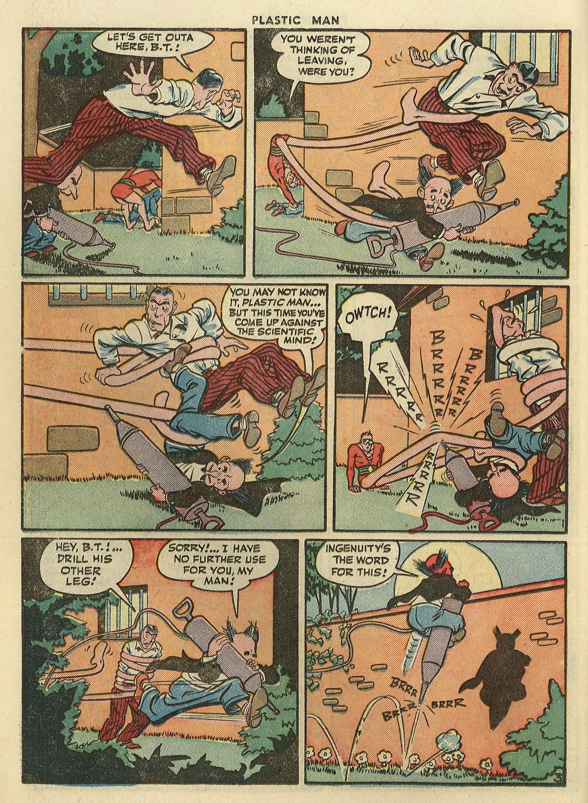 Read online Plastic Man (1943) comic -  Issue #3 - 18