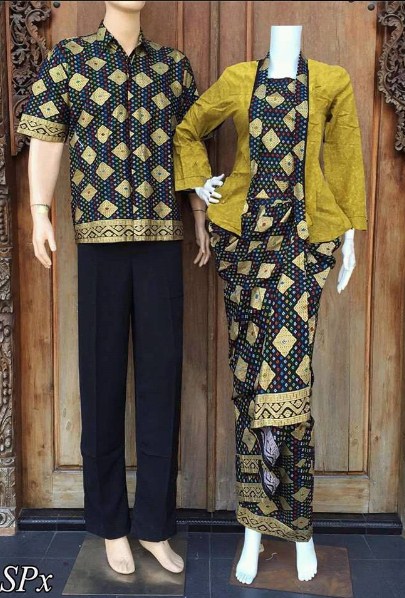 Koleksi Baju  Muslim Batik  Sarimbit Modern untuk Ke Acara 