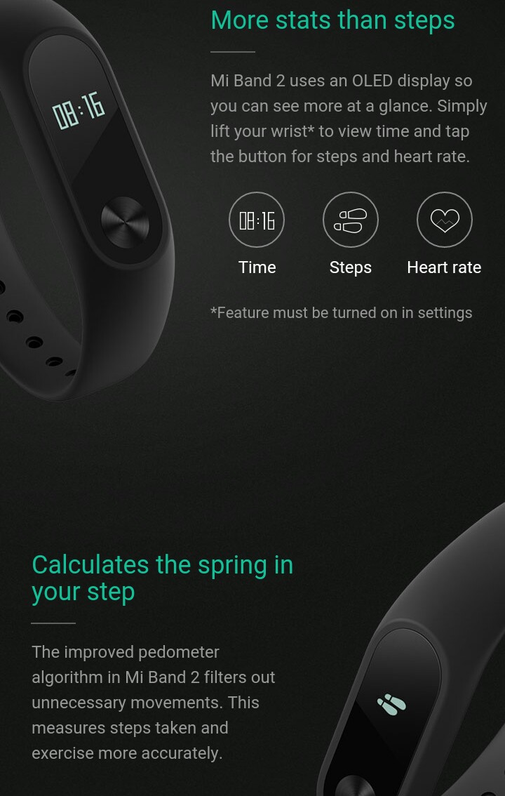 Xiaomi Mi band 2