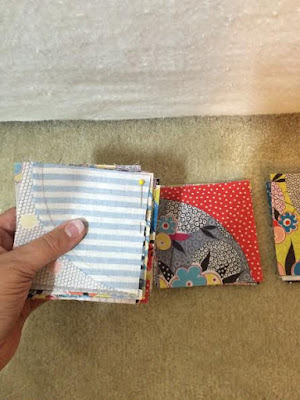 a maiden hair fern: Stack and Sew method