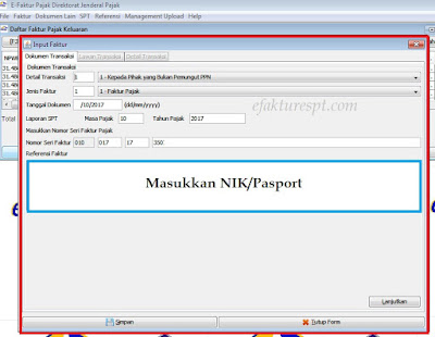 Cara Input NIK/Pasport Untuk Pembeli Non NPWP di efaktur versi 2.0