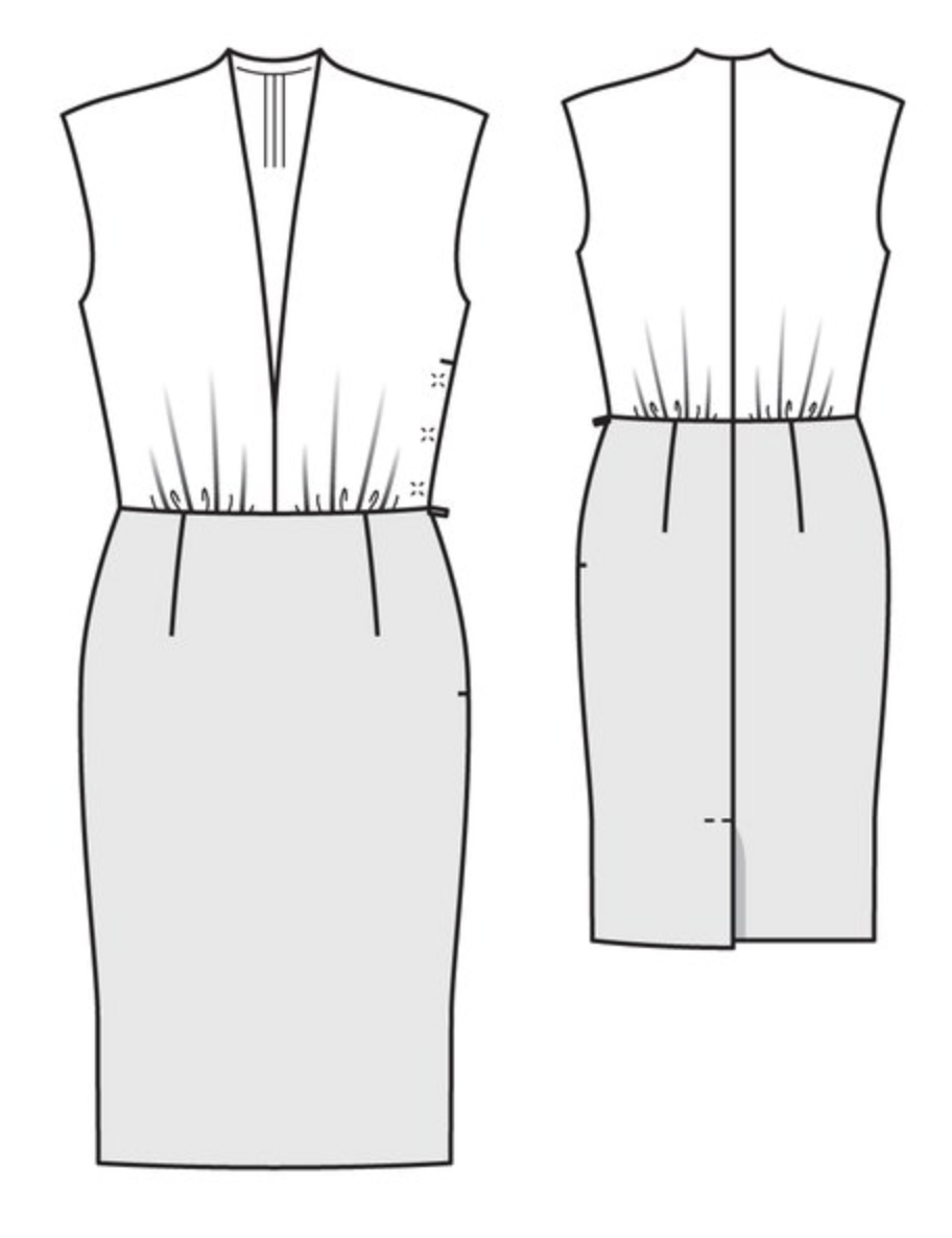 Allison.C Sewing Gallery: Palm Print Jersey Dress