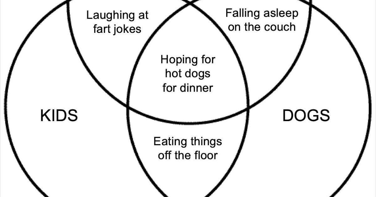 silly bunt dads kids dogs venn diagram venn diagram meme
