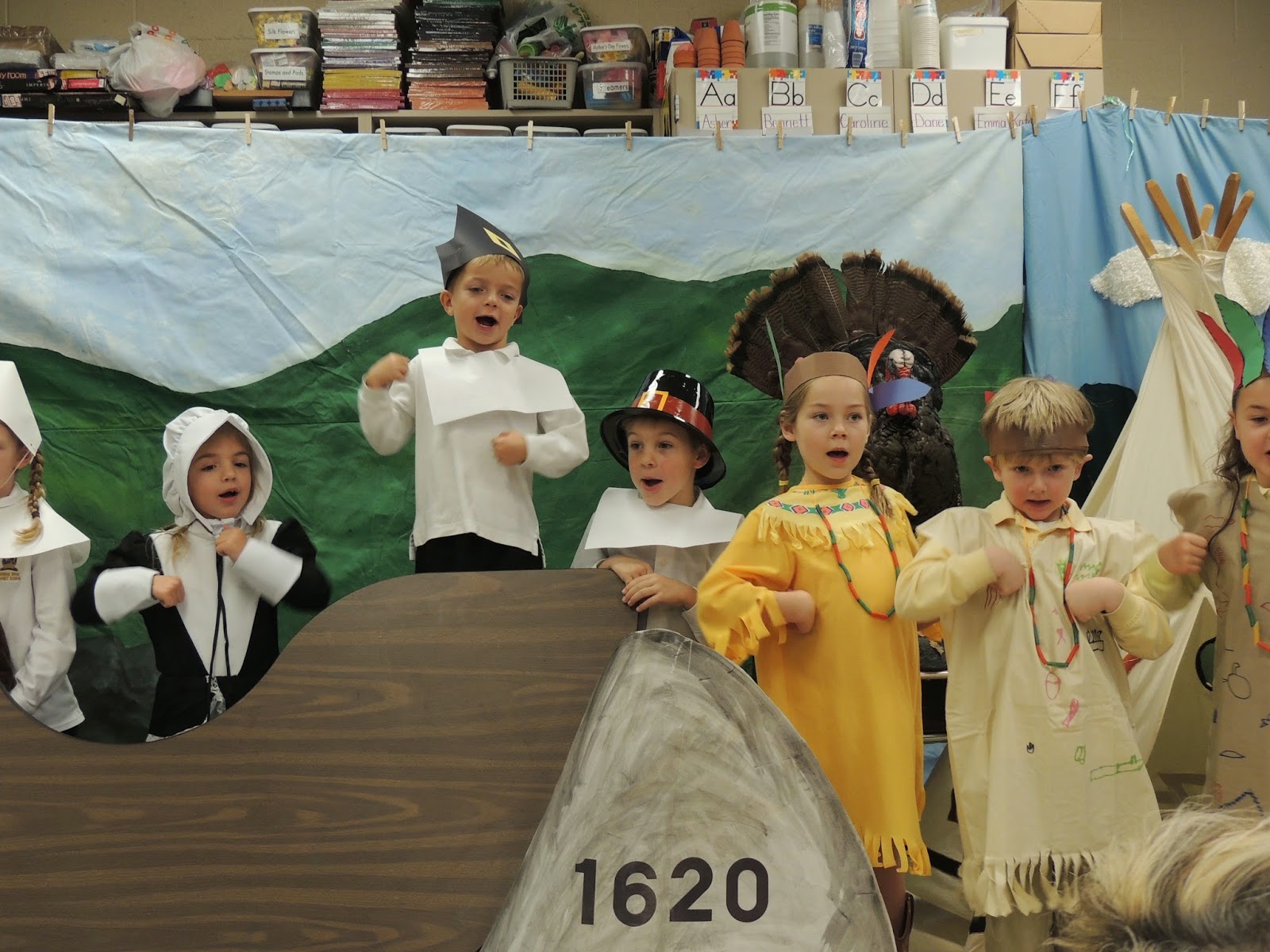 The Hitchcock Family: Kindergarten Thanksgiving Play