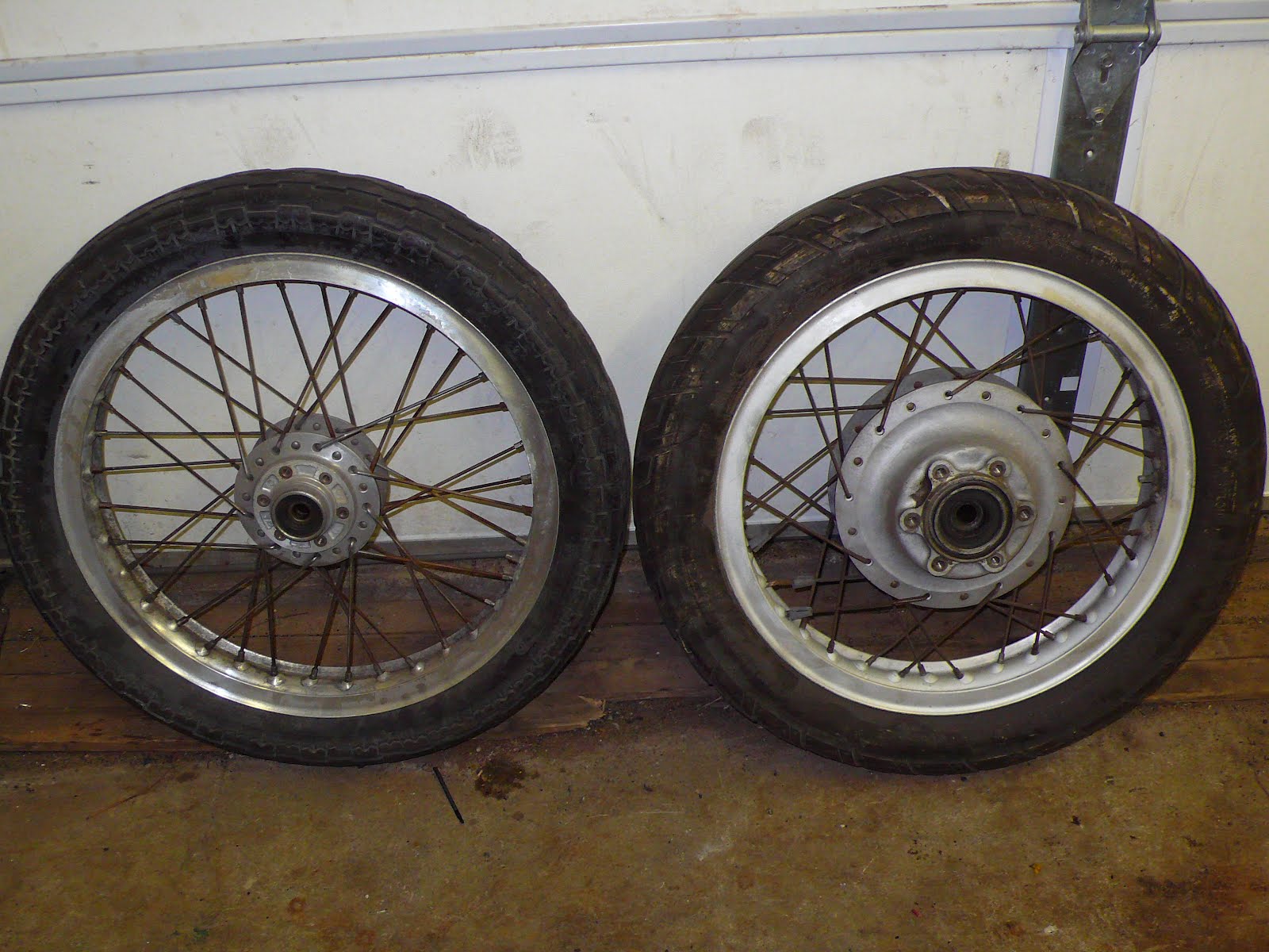 xs650 spoke wheels