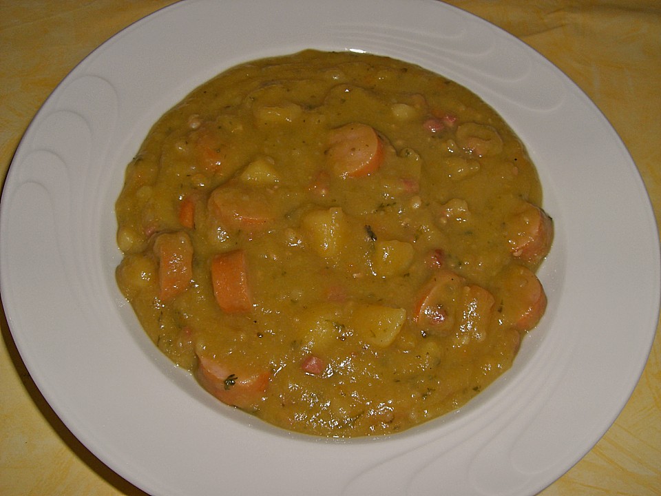 Rezeptwelt: Erbseneintopf nach Bundeswehrrezept