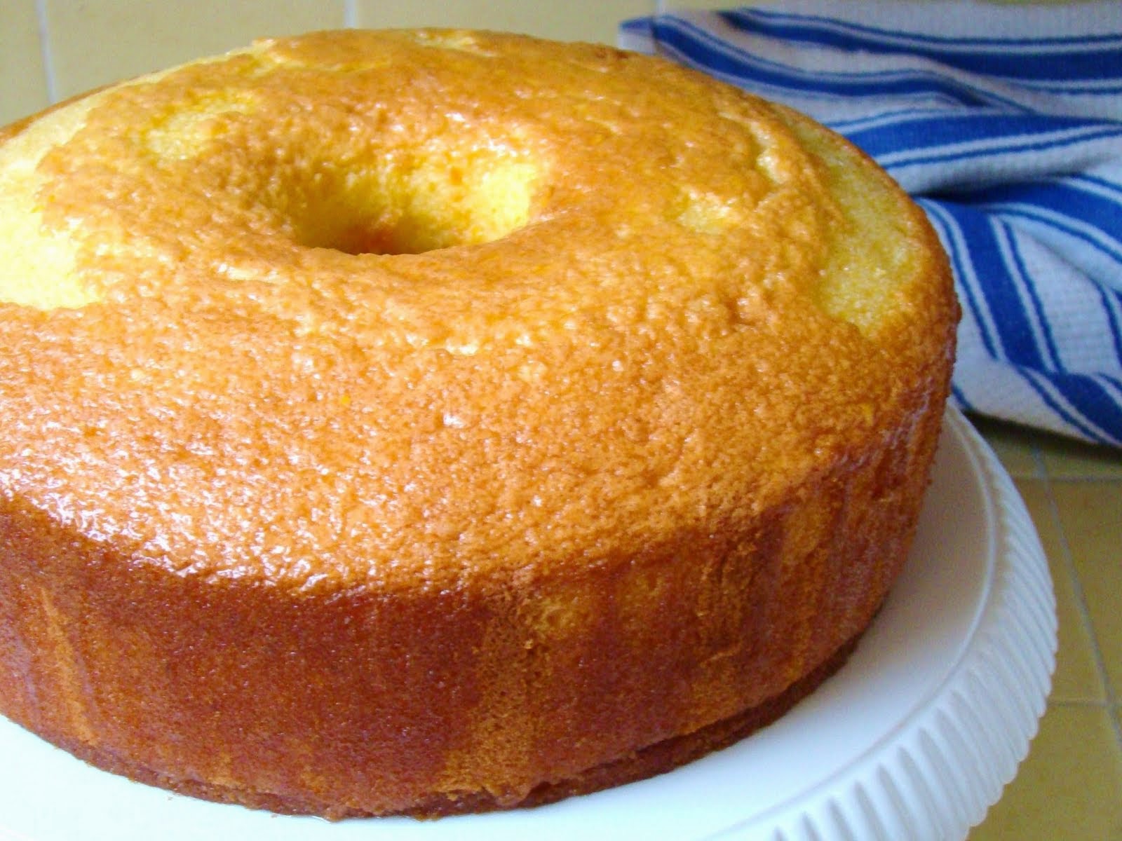 Chiffon Cake with Sunshine Glaze Recipe
