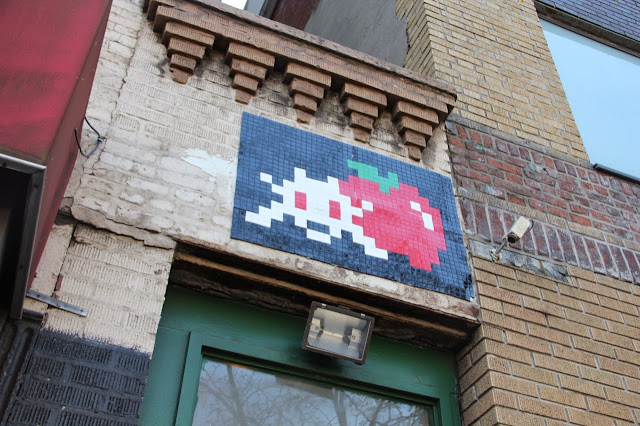 Mosaic Street Art By Space Invader On The Streets Of New York City, USA. 6
