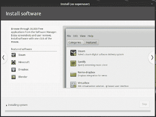 LinuxMint19 Tara installation slide show install softwares with software manager LinuxMint19 Tara installation slide show install softwares with software manager