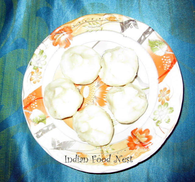 Indian Food Nest Sweet Kozhukattai / Sweet dumplings made from rice flour