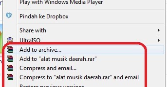 Cara Membuat File Zip Dengan Software Winzip - Sinau Komputer