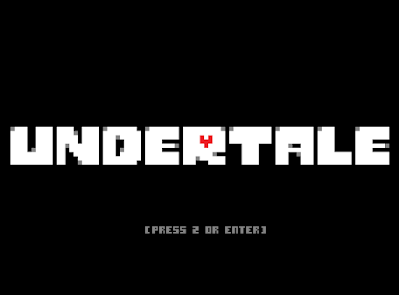 The title screen for Undertale.