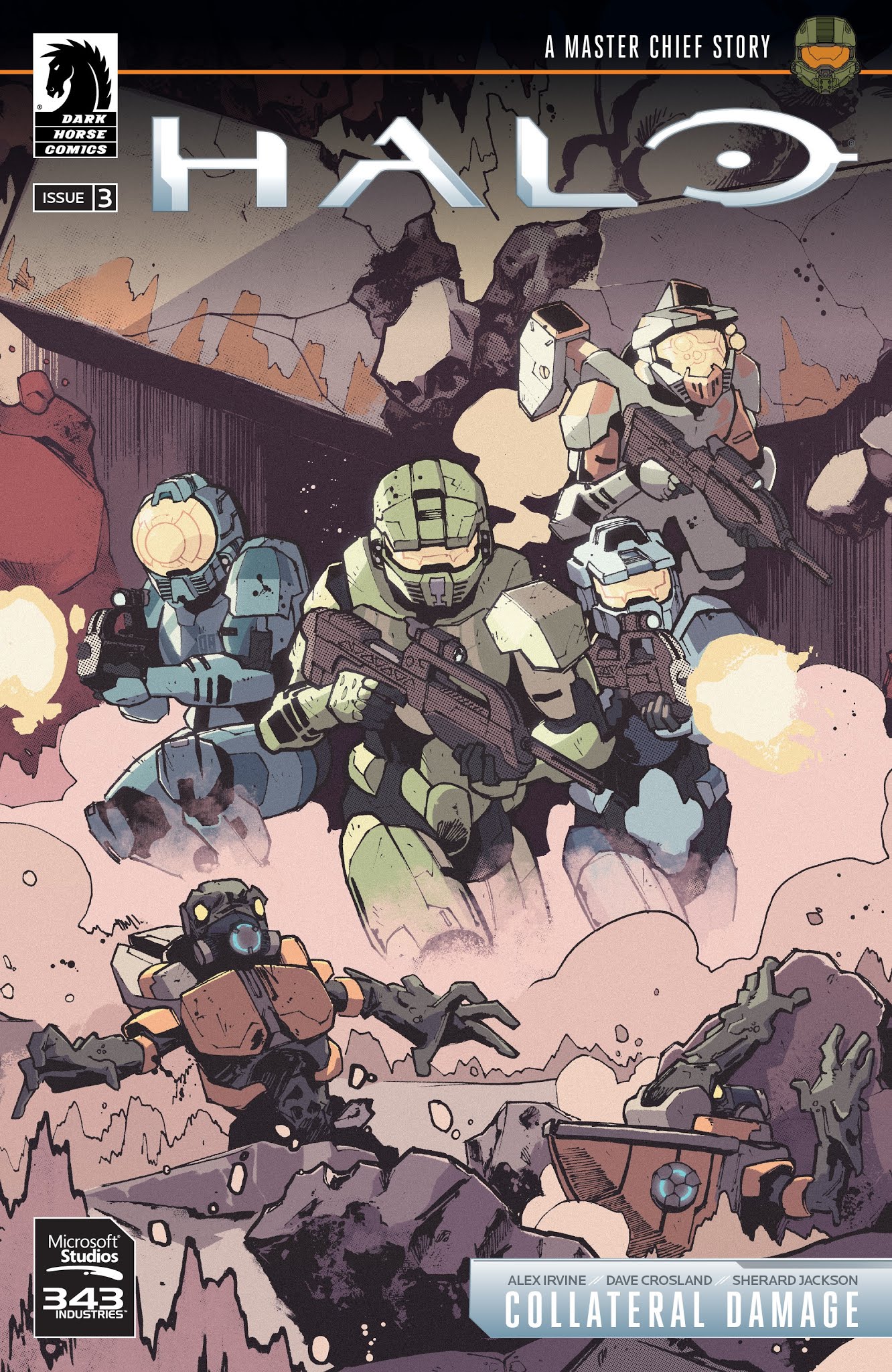 Read online Halo: Collateral Damage comic -  Issue #3 - 1