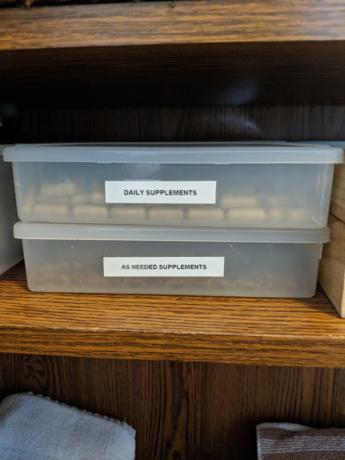 Jumbled Sunshine How I Organize My Health Supplements