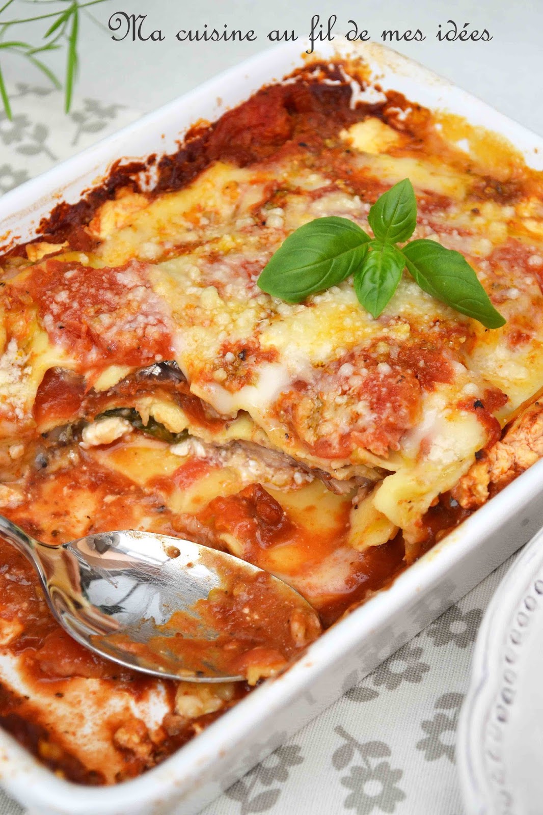 Ma cuisine au fil de mes idées... Lasagnes aux tomates fraîches