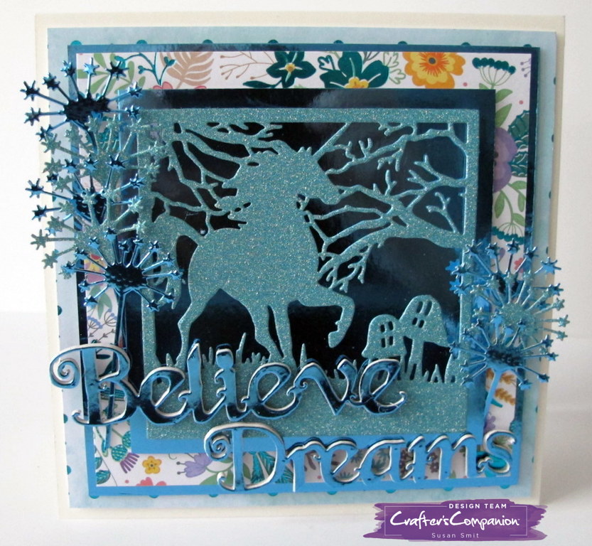 Sara Signature Enchanted Forest ‘Delicate Dandelion’ Metal Die & Stamp Set 
