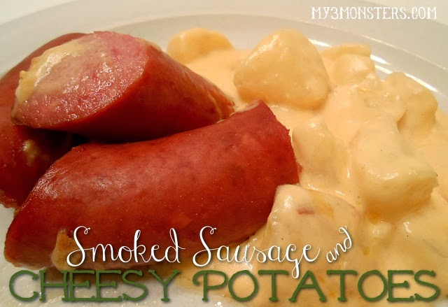 Smoked Sausage and Cheesy Potatoes Smoked Sausage and Cheesy Potatoes recipe at /