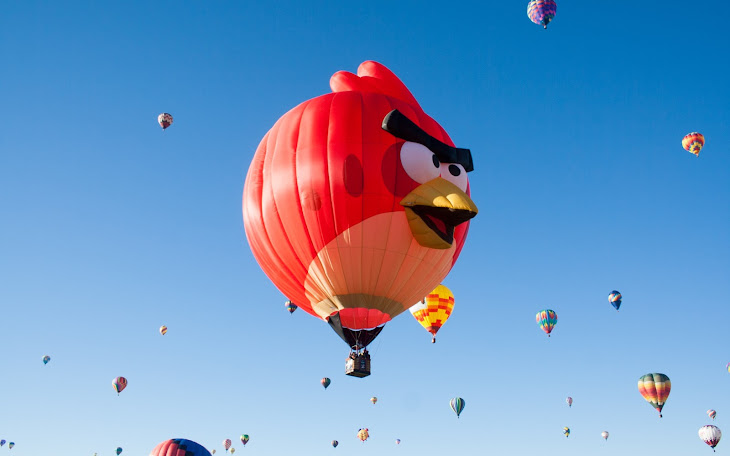 Angry Birds Hot Air Balloon in the Air
