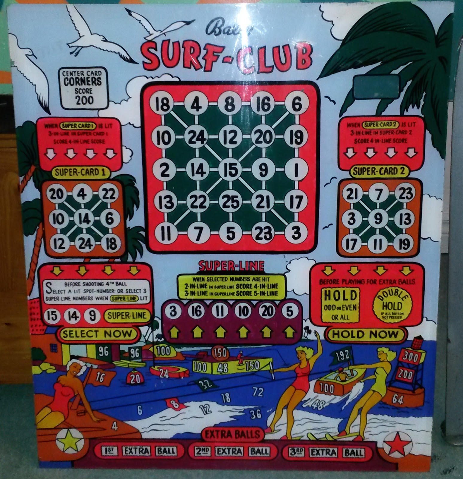 bally bingo pinball