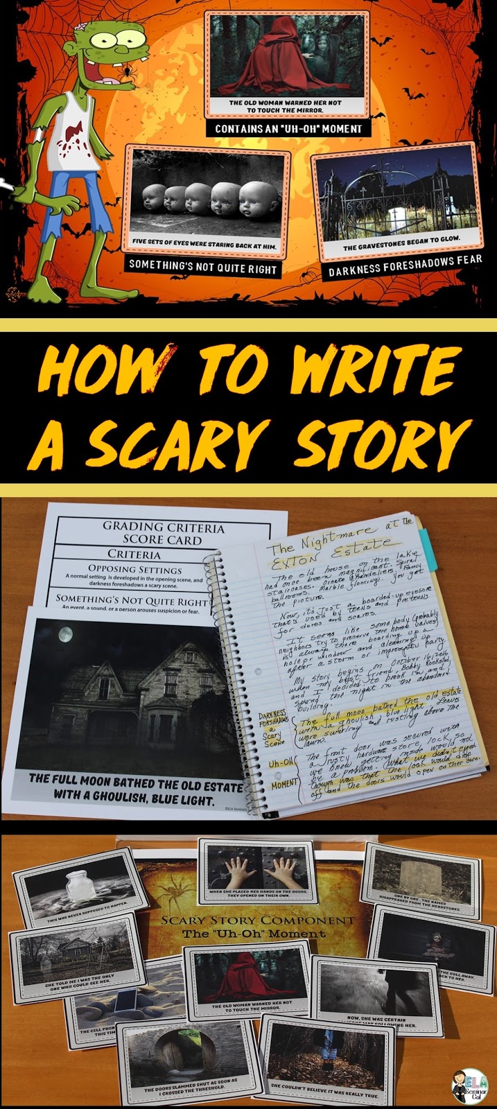 ELA Seminar Gal: How to Write a Scary Story that Readers Will Love: Get