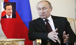 بوتين يطالب كاميرون بإعتماد معطيات التحقيق بشأن تفجير الطائرة الروسية 