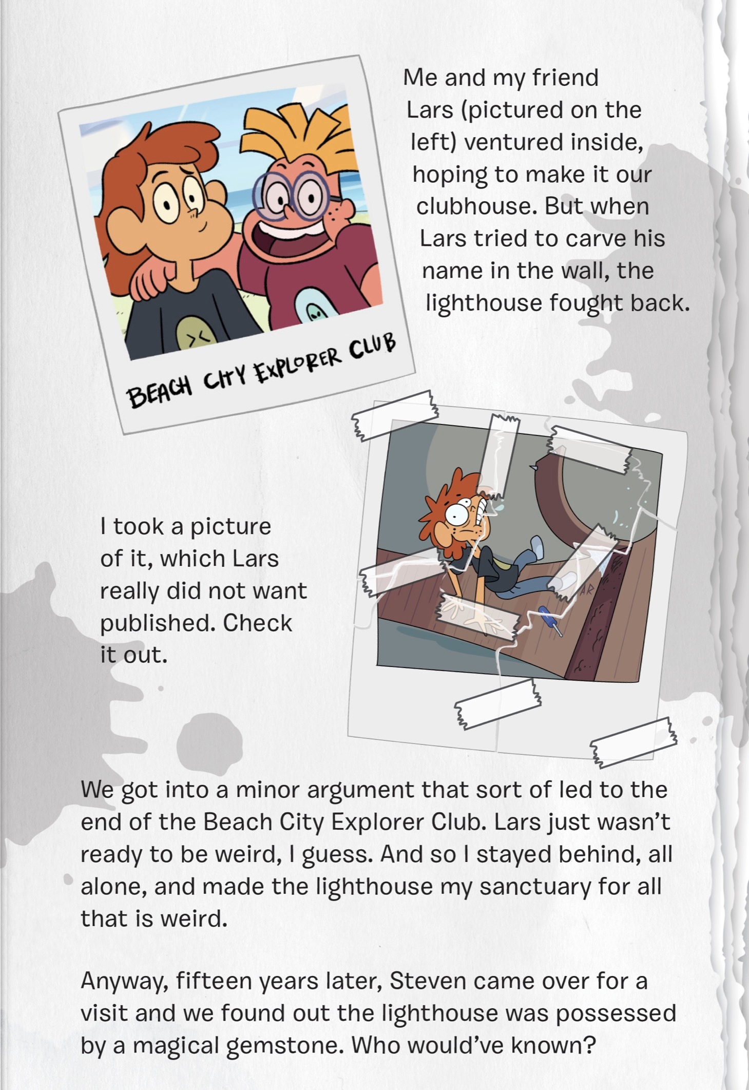 Read online Keep Beach City Weird: You Can't Hide the Truth!!! (Steven Universe) comic -  Issue # TPB - 69