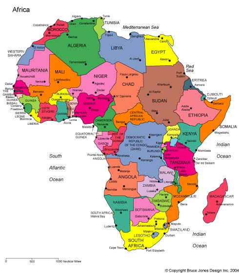 africa clipart map - photo #33