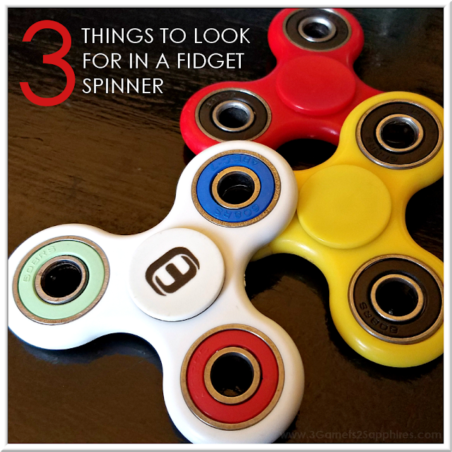 3 Things to Look for in a Fidget Spinner  |  3 Garnets & 2 Sapphires