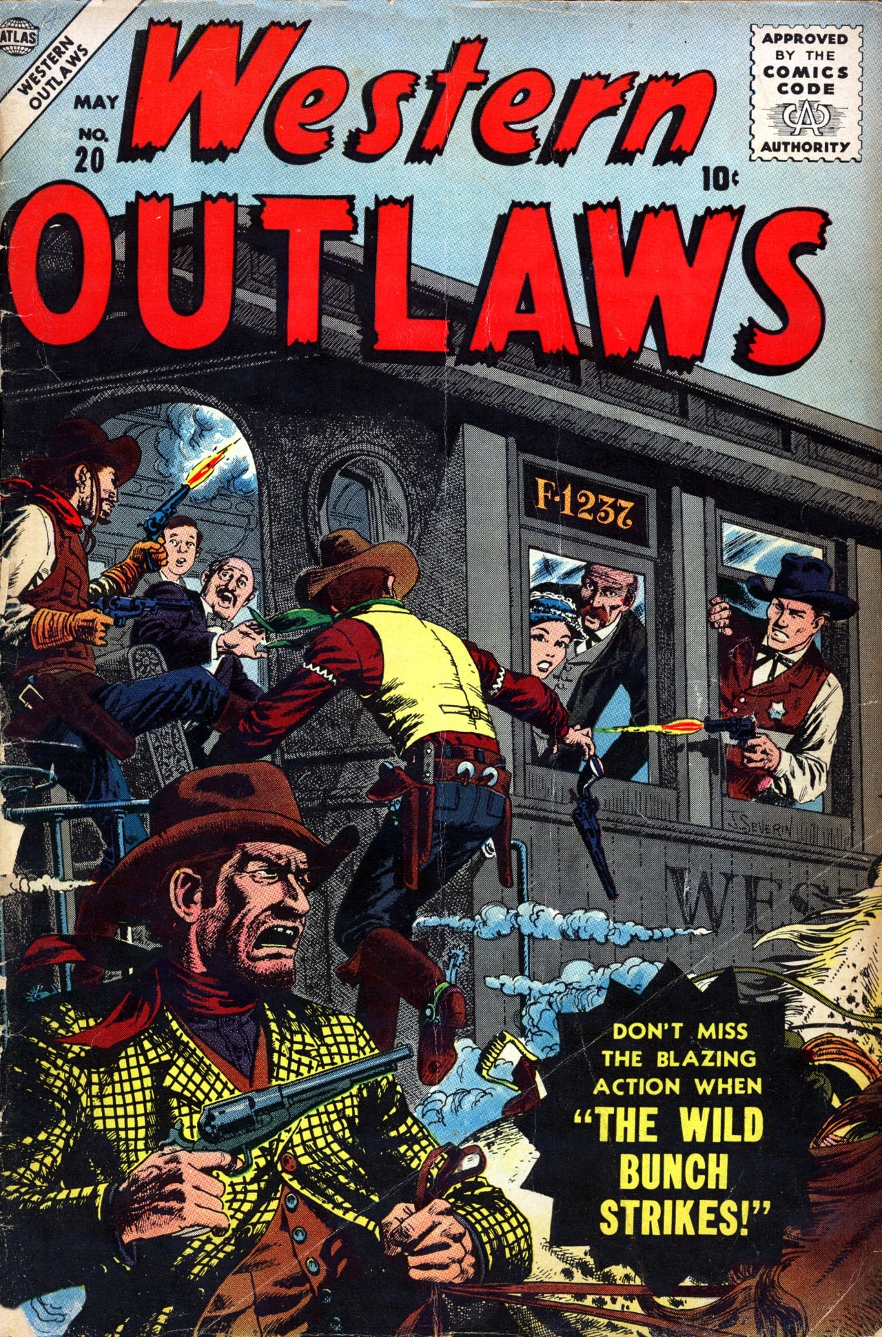 Read online Western Outlaws (1954) comic -  Issue #20 - 1