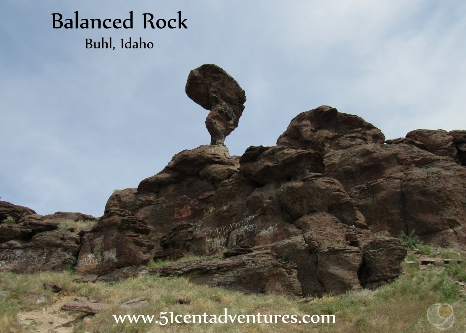 51 Cent Adventures Balanced Rock Buhl, Idaho