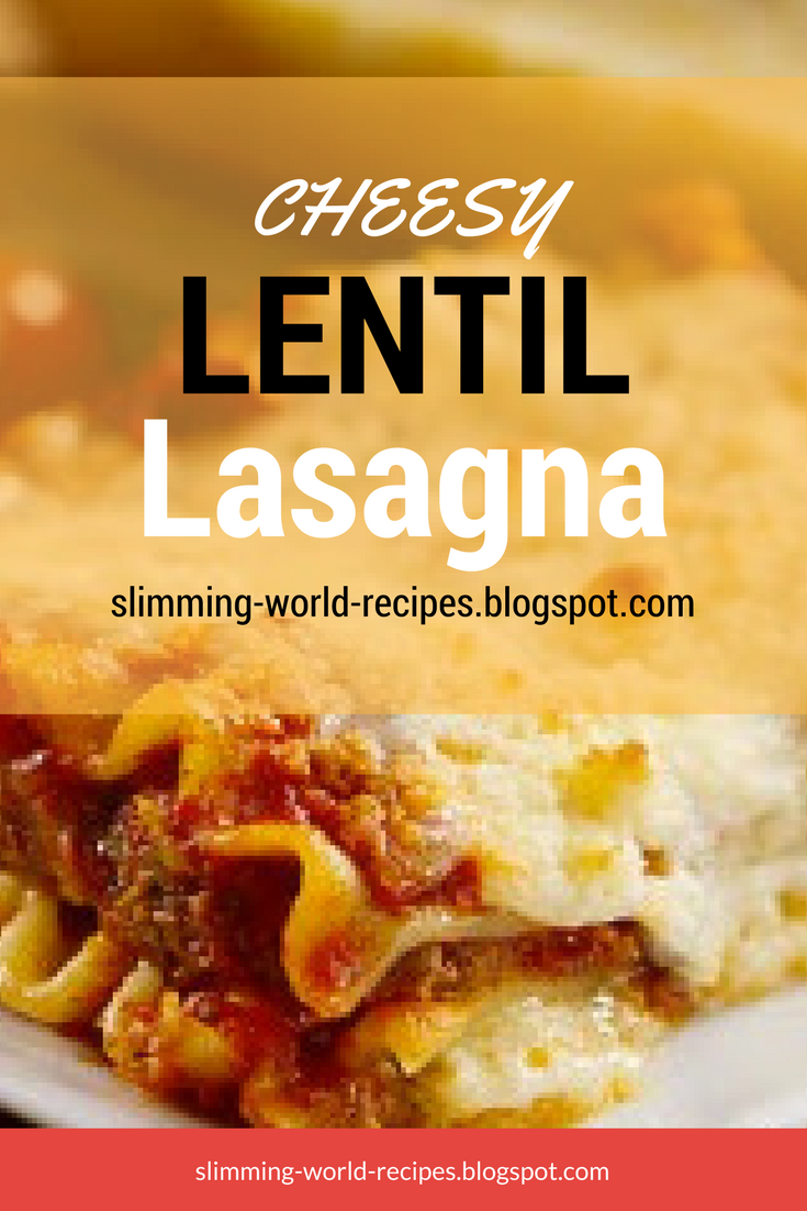 Slimming World Cheesy Lentil Lasagne