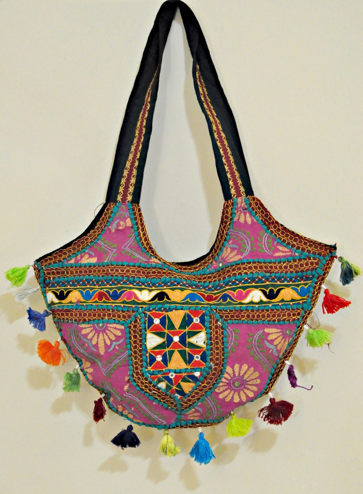 Jaipur Handloom: Handmade Tribal Mirror Indian shoulder ...