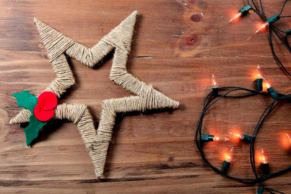 csillag karácsonyfadísz kreatív ötletek gyerekeknek