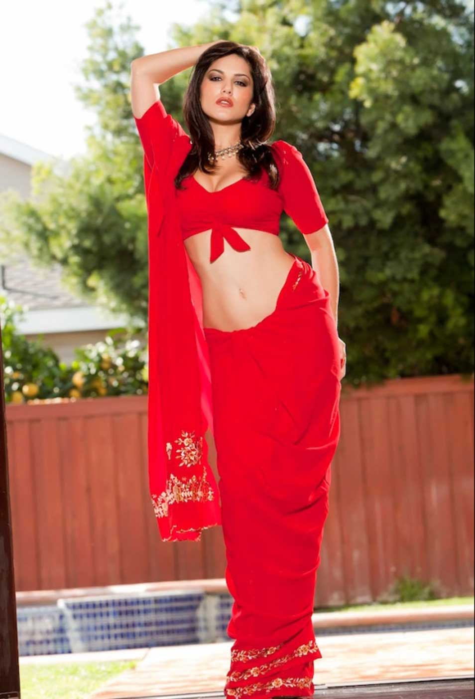 Kashmira Shah: Sunny Leone Photos IN Sexy Red Saree
