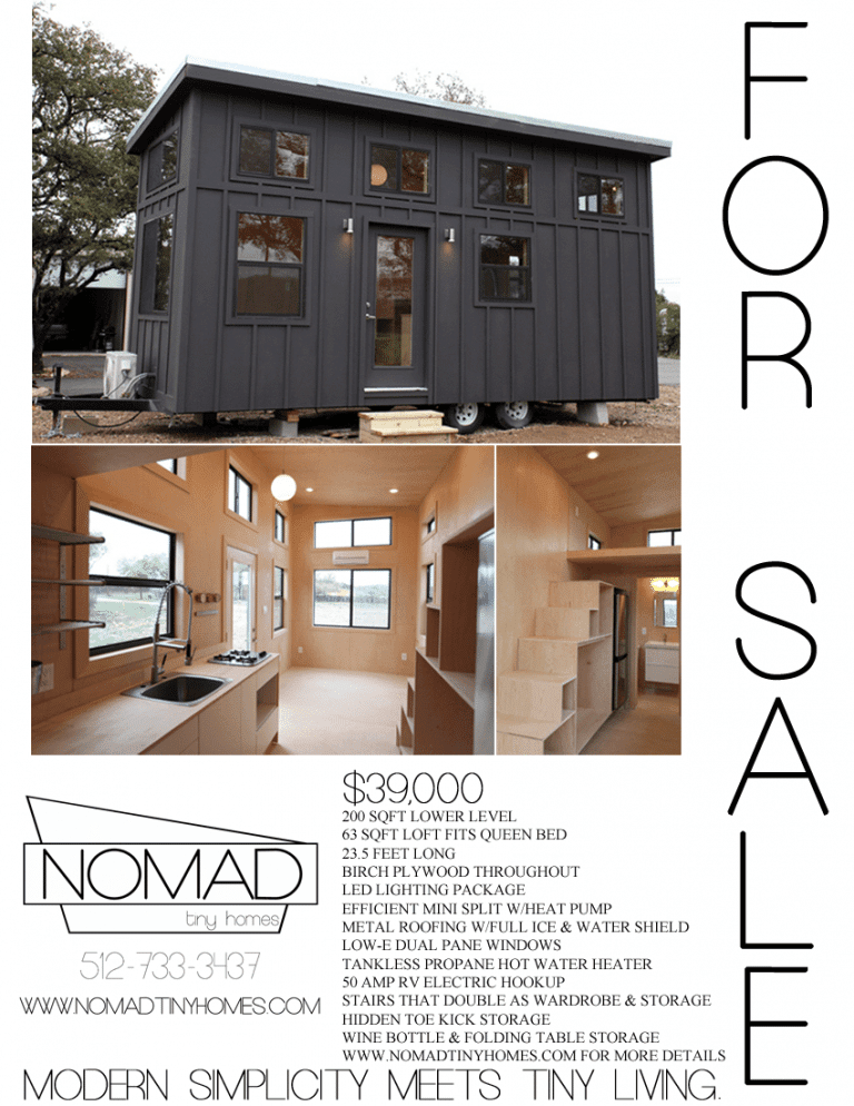 The Black Pearl by Nomad Tiny Homes [ TINY HOUSE TOWN ]