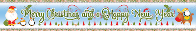 Merry Christmas and a Happy New Year christmas banner