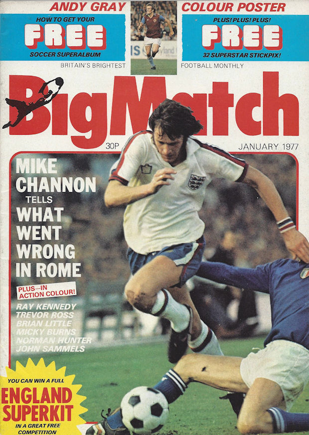 Football Cartophilic Info Exchange Big Match magazine Big Match