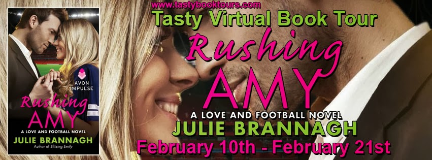 Book Review and Giveaway RUSHING AMY by Julie Brannagh ~ At the Cor