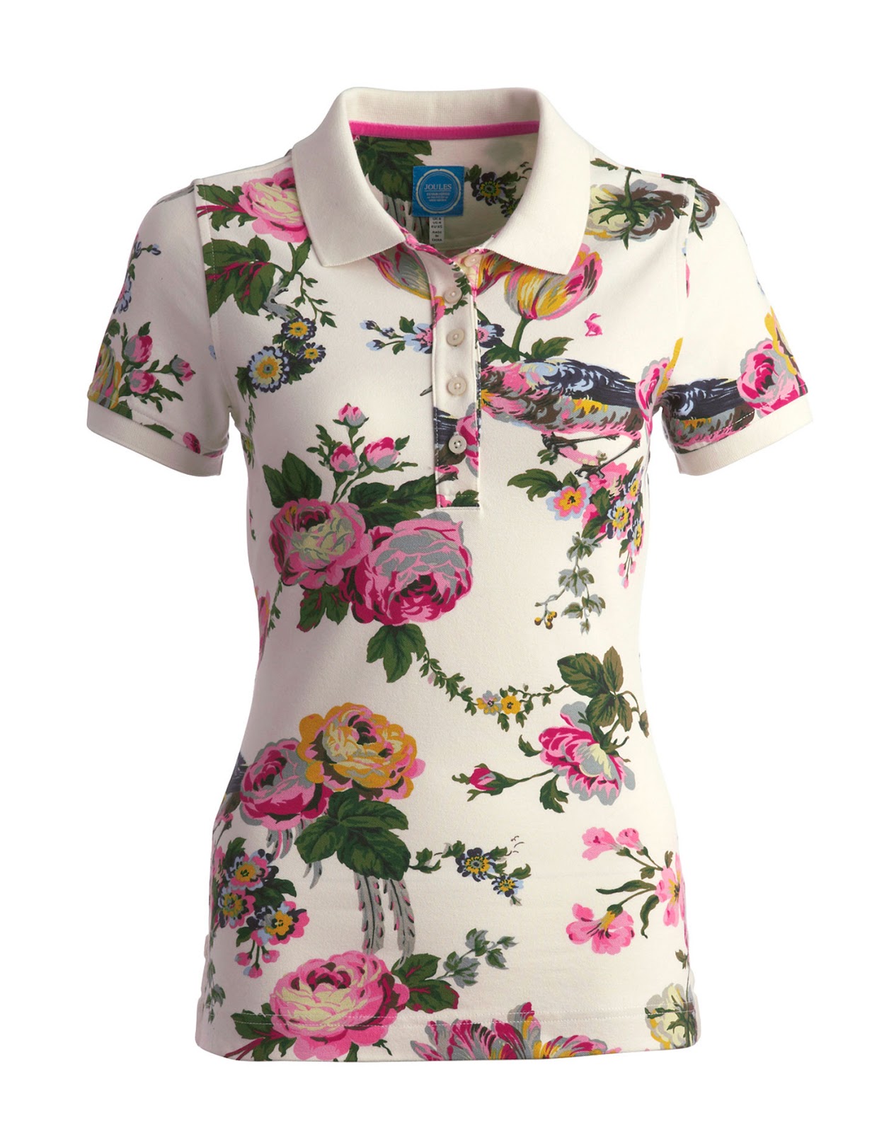 Fashion For Linda: Joules Polo Shirt Floral