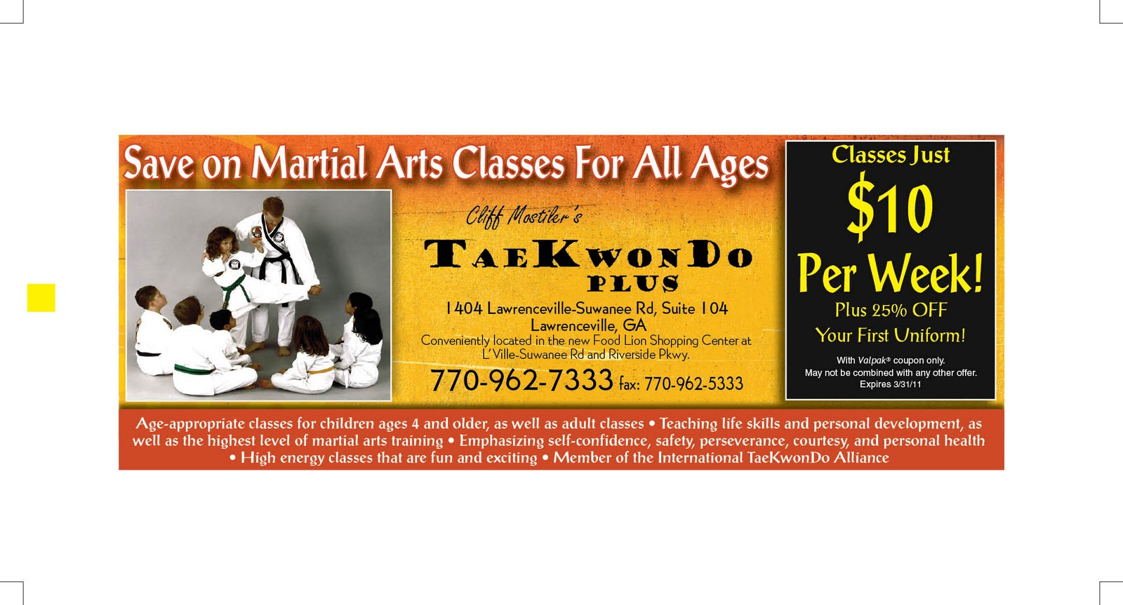 Coupons Now Martial Arts