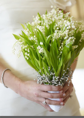 green wedding flowers