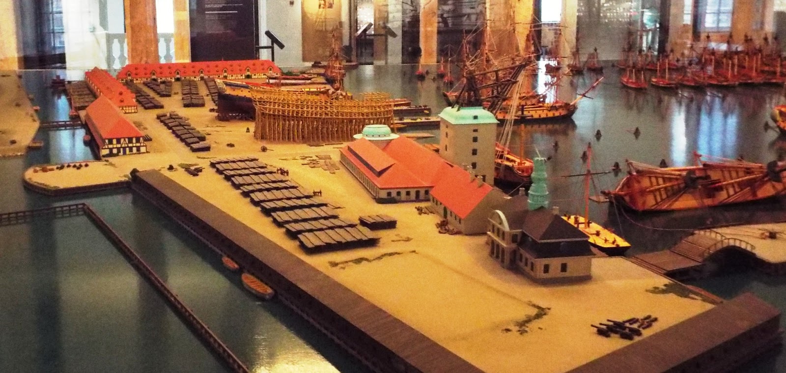 Wargaming Miscellany Royal Arsenal Museum 2017 Dockyard Models