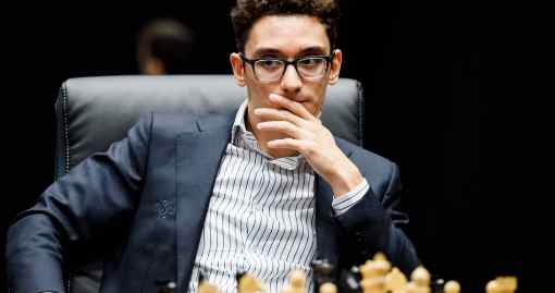Avec les Noirs, l'Américain Fabiano Caruana a torturé le Norvégien Magnus Carlsen dans la partie 6 du championnat du monde d'échecs - Photo © site officiel Avec les Noirs, l'Américain Fabiano Caruana a torturé le Norvégien Magnus Carlsen dans la partie 6 du championnat du monde d'échecs - Photo © site officiel