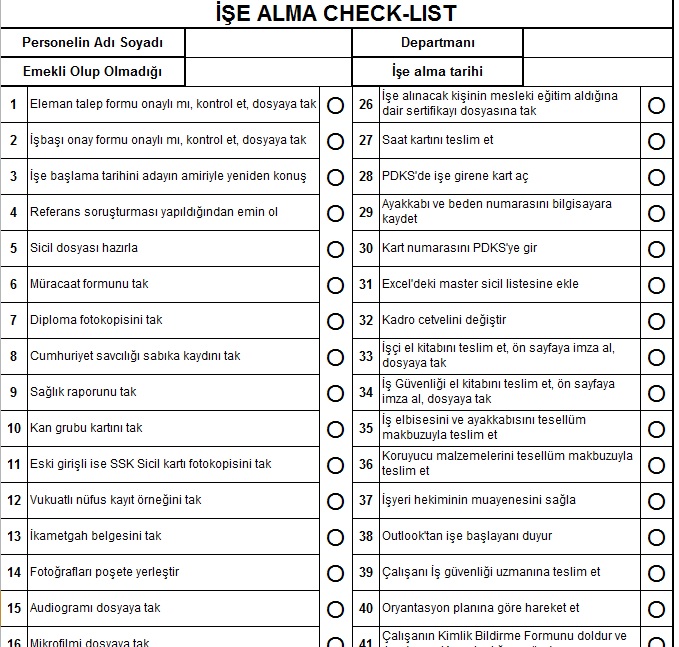 Check List Ne Demek Ne Demek IMAGESEE